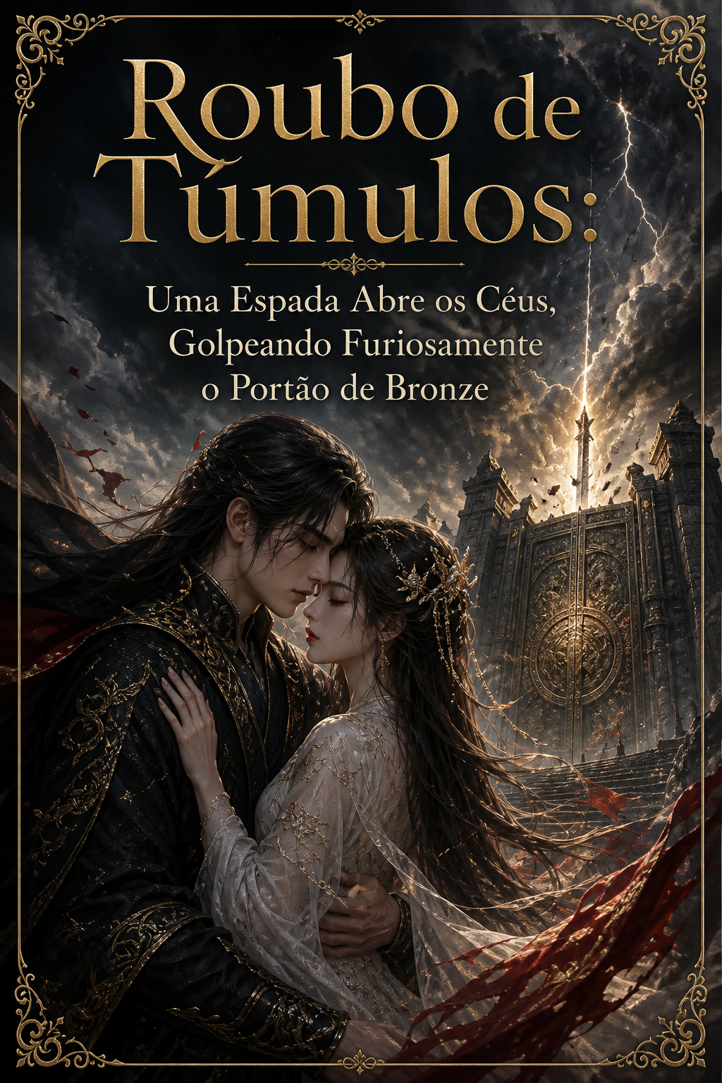 Roubo de Túmulos: Uma Espada Abre os Céus, Golpeando Furiosamente o Portão de Bronze